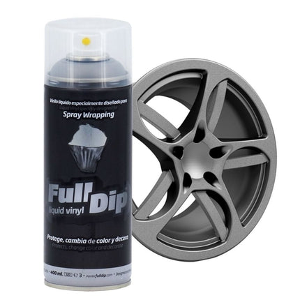 FullDip FullDip Plastidip Spray Dip 400ml Spuitbus - Aluminium Metallic Zilver [Vloeibaar Vinyl] FullDip 1