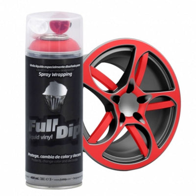 Fulldip Plastidip Spray Dip 400 ml Sprühbus - Mattrot rot [flüssiges Vinyl]