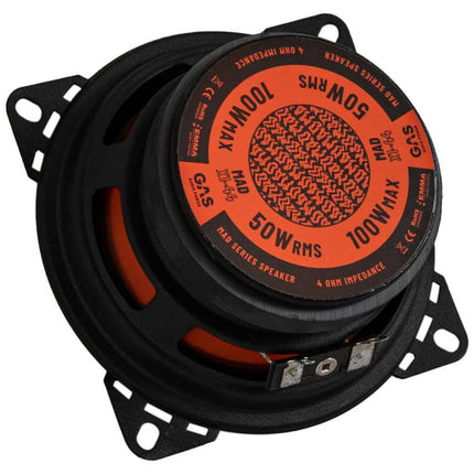 Gas Audio Power Gas Audio Power Gas Mad Level 1 Coaxial Speaker 4" voor Auto Geluidssystemen en Hoogwaardige Geluidskwaliteit Optimount 5