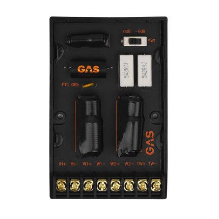 Gas Audio Power Gas Audio Power Gas Mad Level 1 Component Kit 6.5" voor Auto Geluidssystemen en Hoogwaardige Geluidskwaliteit Optimount 2