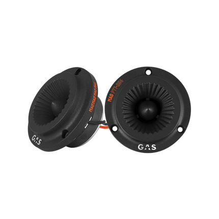 Gas Audio Power Gas Audio Power Gas Mad Level 1 Horn Tweeter 1" voor Auto Geluidssystemen en Hoogwaardige Geluidskwaliteit Optimount 7