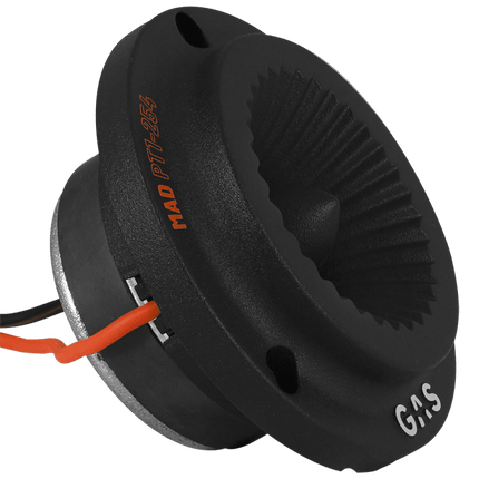Gas Audio Power Gas Audio Power Gas Mad Level 1 Horn Tweeter 1" voor Auto Geluidssystemen en Hoogwaardige Geluidskwaliteit Optimount 2