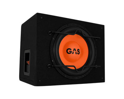 Gas -Audio -Power Gas Mad Level 1 beladenes Gehäuse 10 Zoll für Auto -Soundsysteme und hochwertige Schallqualität