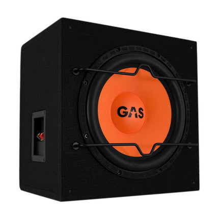 Gas Audio Power Gas Audio Power Gas Mad Level 1 Loaded Enclosure 12" voor Auto Geluidssystemen en Hoogwaardige Geluidskwaliteit Optimount 1
