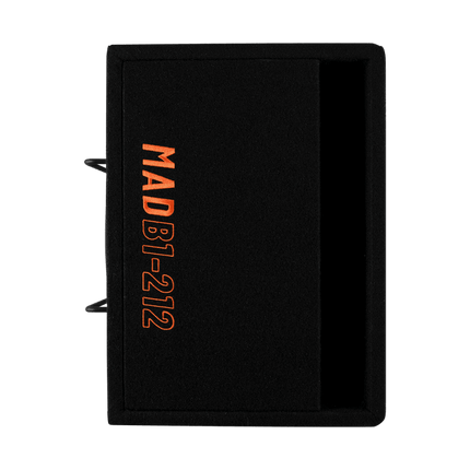 Gas Audio Power Gas Audio Power Gas Mad Level 1 Loaded Enclosure 2x12" voor Auto Geluidssystemen en Hoogwaardige Geluidskwaliteit Optimount 7