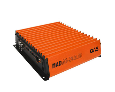 Gas -Audio -Power Gas Mad Level 1 Mono -Verstärker für Auto -Soundsysteme und hohe Klangqualität