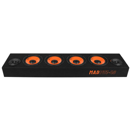 Gas Audio Power Gas Audio Power Gas Mad Level 1 Spl Board 4x65" 2x1" voor Auto Geluidssystemen en Hoogwaardige Geluidskwaliteit Optimount 6