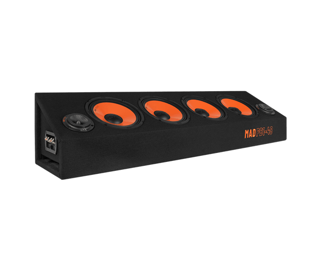 Gas Audio Power Gas Audio Power Gas Mad Level 1 Spl Board 4x8" 2x1" voor Auto Geluidssystemen en Hoogwaardige Geluidskwaliteit Optimount 5