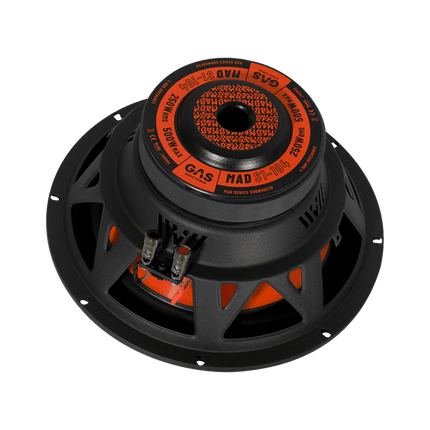 Gas Audio Power Gas Audio Power Gas Mad Level 1 Subwoofer 10" 4 Ohm voor Auto Geluidssystemen en Hoogwaardige Geluidskwaliteit Optimount 3