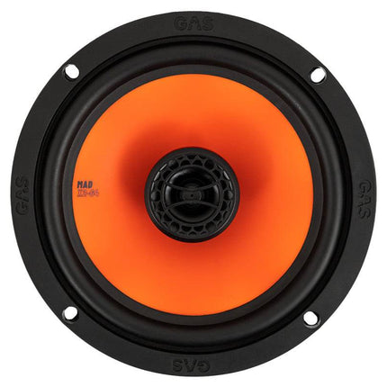 Gas Audio Power Gas Audio Power Gas Mad Level 2 Coaxial Speaker 6.5" voor Auto Geluidssystemen en Hoogwaardige Geluidskwaliteit Optimount 3