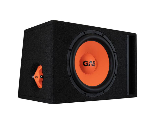 Gas Audio Power Gas Audio Power Gas Mad Level 2 Loaded Enclosure 12" voor Auto Geluidssystemen en Hoogwaardige Geluidskwaliteit Optimount 8