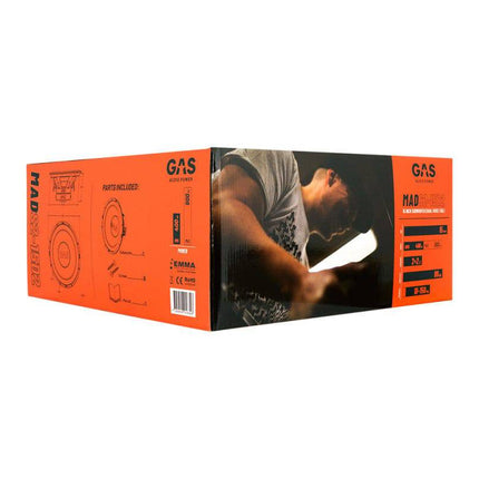 Gas Audio Power Gas Audio Power Gas Mad Level 2 Subwoofer 15" 2x2 Ohm voor Auto Geluidssystemen en Hoogwaardige Geluidskwaliteit Optimount 2