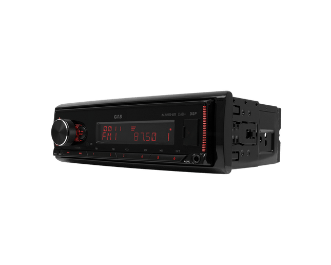 Gas Audio Power Gas Audio Power Gas Max Autoradio Inbouw 1din Dab Bt Aux Usb App Dsp voor Auto Geluidssystemen en Hoogwaardige Geluidskwaliteit Optimount 2