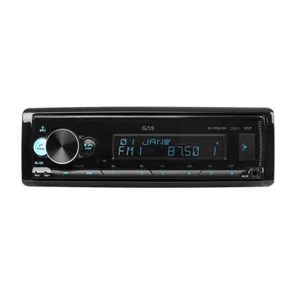 Gas Audio Power Gas Audio Power Gas Max Autoradio Inbouw 1din Dab Bt Aux Usb App Dsp voor Auto Geluidssystemen en Hoogwaardige Geluidskwaliteit Optimount 3