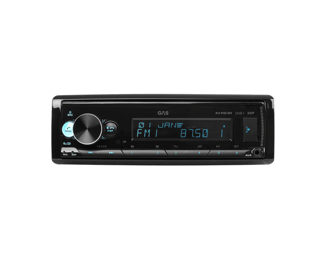 Gas Audio Power Gas Audio Power Gas Max Autoradio Inbouw 1din Dab Bt Aux Usb App Dsp voor Auto Geluidssystemen en Hoogwaardige Geluidskwaliteit Optimount 3