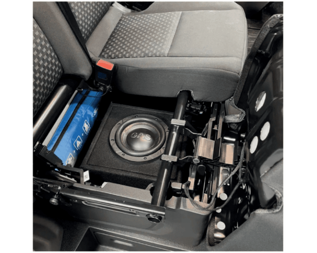 Gas Audio Power Gas Audio Power Gas Max Level 1 Loaded Enclosure 65" For Nissan Nv200 voor Auto Geluidssystemen en Hoogwaardige Geluidskwaliteit Optimount 2
