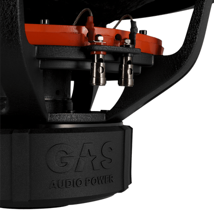 Gas Audio Power Gas Audio Power Gas Max Level 1 Subwoofer 15" 2x1 Ohm voor Auto Geluidssystemen en Hoogwaardige Geluidskwaliteit Optimount 5