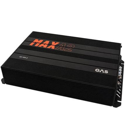 Gas Audio Power Gas Max Level 2 Two Channel Amplifier voor Auto Geluidssystemen en Hoogwaardige Geluidskwaliteit - VCTparts.nl