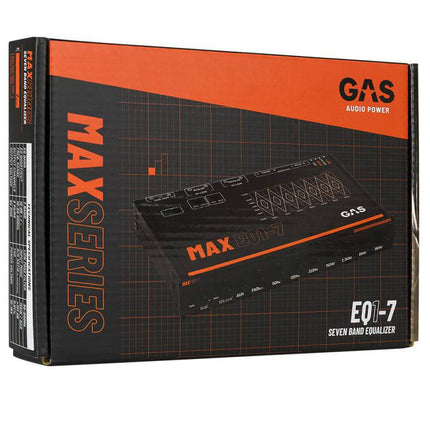 Gas Audio Power Gas Audio Power Gas Max Versterker ½din 7 - band Eq 6v Pre - outs voor Auto Geluidssystemen en Hoogwaardige Geluidskwaliteit Optimount 6
