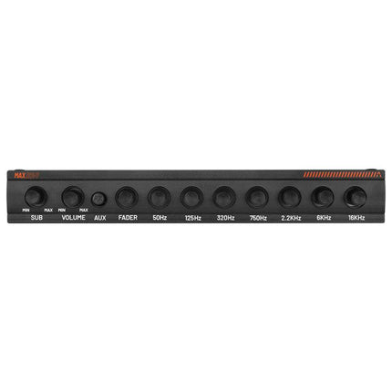 Gas Audio Power Gas Audio Power Gas Max Versterker ½din 7 - band Eq 6v Pre - outs voor Auto Geluidssystemen en Hoogwaardige Geluidskwaliteit Optimount 4