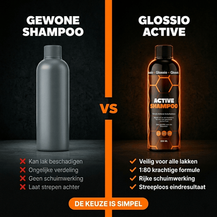 Glossio Glossio Active Shampoo Premium Werkende Zeep 500ML - Krachtige Autoshampoo voor Dieptereiniging en Glanzende Lak zonder Beschadiging Glansz 5