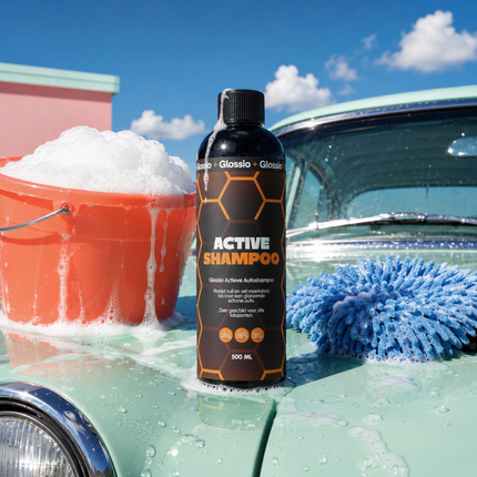 Glossio Active Shampoo Werkende Zeep 500ML – Productfoto 4