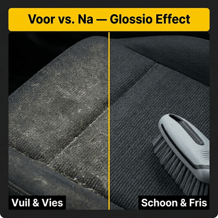 Glossio Glossio Bekleding Harde Borstel Interieur Detail Borstel voor Bekledings Reiniging - Grijs/Zwart AMiO 4