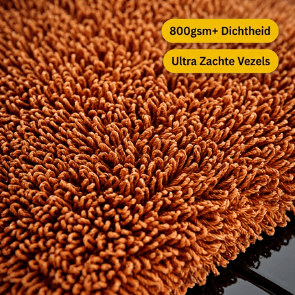 Glossio Glossio Buff/Wax Towel Oranje Microvezel Polijst Doek 40x40cm voor een Streeploos Resultaat Oranje NORGOS 8