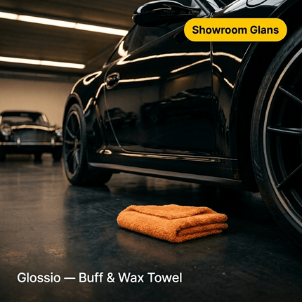 Glossio Glossio Buff/Wax Towel Oranje Microvezel Polijst Doek 40x40cm voor een Streeploos Resultaat Oranje NORGOS 7