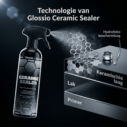 Glossio Glossio Ceramic Sealer Premium Keramische Coating 500ML - Krachtig Tegen Vuil en Water voor een Glanzend en Langdurig Beschermd Autoresultaat Glansz 4
