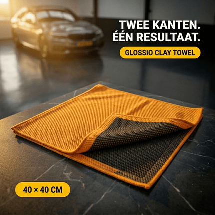 Glossio Glossio Clay Towel Microvezel Schoonmaak Doek voor Vuilverwijdering (40 x 40cm) Oranje NORGOS 5