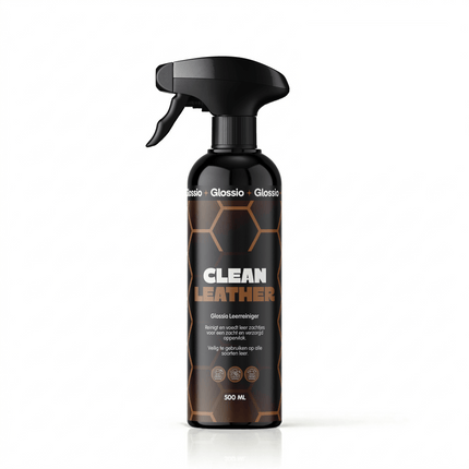 Glossio Glossio Clean Leather Premium Leer en Alcantara Reiniger 500ML – Voor een Dieptereiniging en Matte Afwerking Glansz 1