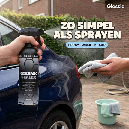 Glossio Glossio Ceramic Sealer Premium Keramische Coating 500ML - Krachtig Tegen Vuil en Water voor een Glanzend en Langdurig Beschermd Autoresultaat Glansz 6