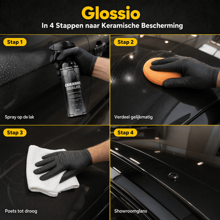 Glossio Glossio Ceramic Sealer Premium Keramische Coating 500ML - Krachtig Tegen Vuil en Water voor een Glanzend en Langdurig Beschermd Autoresultaat Glansz 6