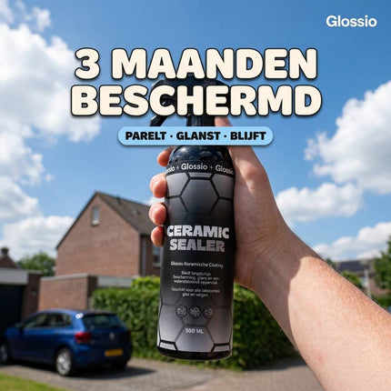 Glossio Glossio Ceramic Sealer Premium Keramische Coating 500ML - Krachtig Tegen Vuil en Water voor een Glanzend en Langdurig Beschermd Autoresultaat Glansz 4