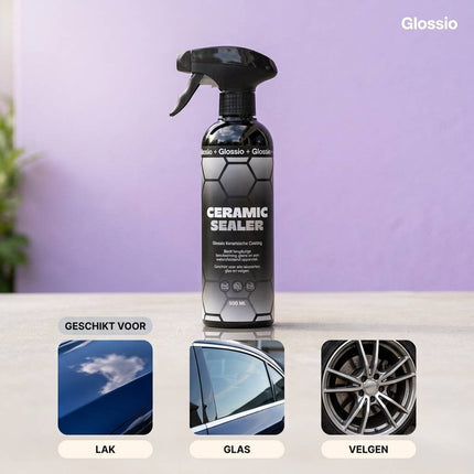 Glossio Glossio Ceramic Sealer Premium Keramische Coating 500ML - Krachtig Tegen Vuil en Water voor een Glanzend en Langdurig Beschermd Autoresultaat Glansz 7