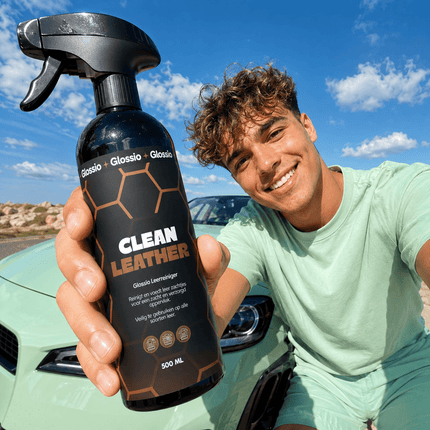 Glossio Glossio Clean Leather Premium Leer en Alcantara Reiniger 500ML – Voor een Dieptereiniging en Matte Afwerking Glansz 8