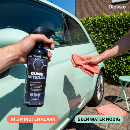 Glossio Glossio Combideal Cadeauset – Quick Detailer, Microvezeldoek en Applicator in een Praktisch Startpakket Combideal 3