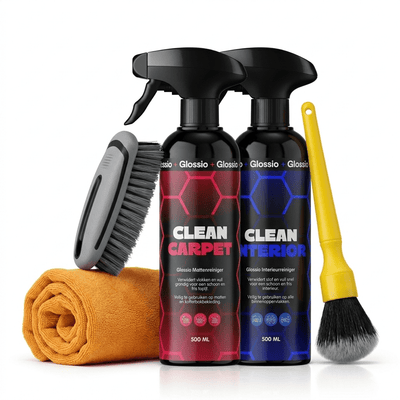 Combideal Clean Innenraumreiniger mit Mikrofasertuch und Detailpinsel