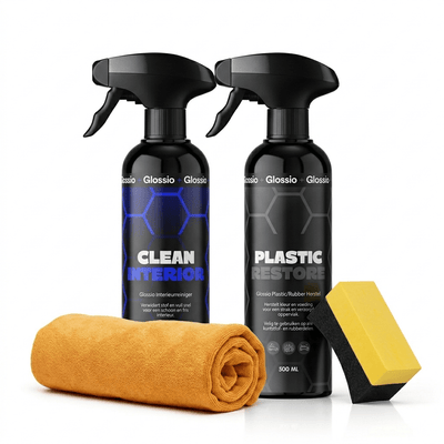 Combideal Clean Innenraumreiniger mit Mikrofasertuch und Detailpinsel