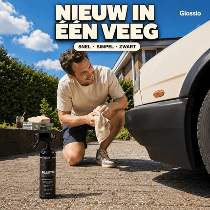 Glossio Glossio Combideal Winterklaar Pakket – Bescherming tegen Strooizout met Active Shampoo, Plastic/Rubber Restore en Quick Detailer Combideal 13
