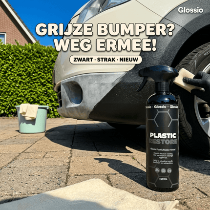 Glossio Glossio Combideal Winterklaar Pakket – Bescherming tegen Strooizout met Active Shampoo, Plastic/Rubber Restore en Quick Detailer Combideal 12