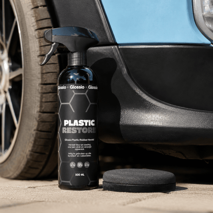 Glossio Glossio Plastic/Rubber Restore Premium Bumper en Rubber Kleurherstel 500ML - Langdurige Bescherming en Herstel voor Plastic en Rubber Auto Onderdelen Glansz 7