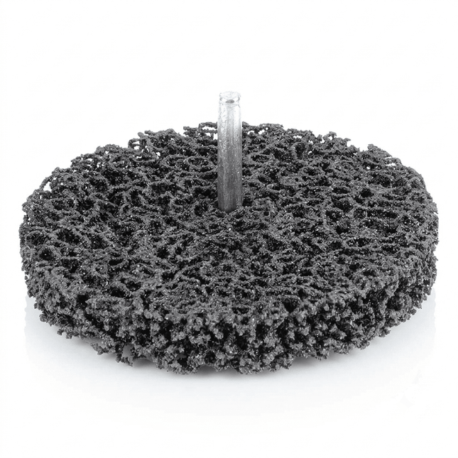 Glossio Glossio Roestverwijderschijf 100x15x6mm – Non-woven Schijf voor Roest en Lak Accessoire voor Boormachine AMiO 1
