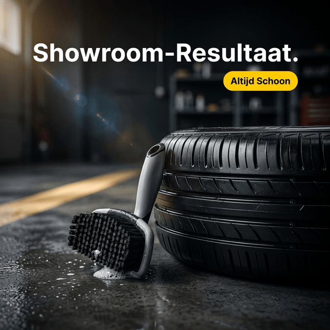 Glossio Glossio Harde Robuuste Bandenborstel voor Effectieve Reiniging Grijs/Zwart AMiO 2