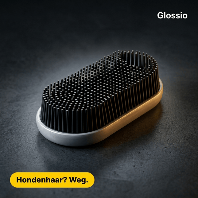 Glossio Glossio Huisdieren Haar Verwijder Borstel voor Interieur Bekleding en Vloermatten Grijs AMiO 2