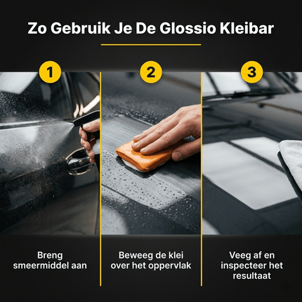 Glossio Glossio Klei 100gr voor het Verwijderen van Vastzittend Vuil Oranje NORGOS 5