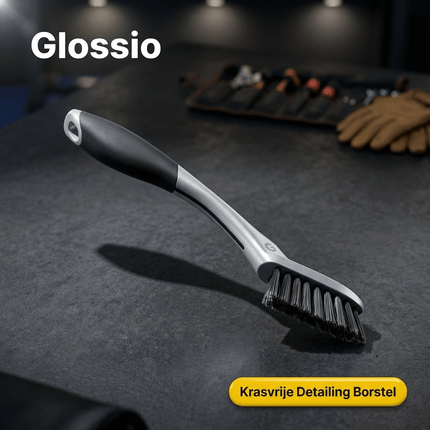 Glossio Glossio Medium Interieur Detail Kwast – Krasvrije Auto Detailing Borstel Grijs AMiO 8