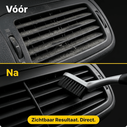 Glossio Glossio Medium Interieur Detail Kwast – Krasvrije Auto Detailing Borstel Grijs AMiO 5