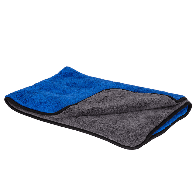 Glossio Glossio Mega Dry XL Microvezel Droogdoek Blauw/Grijs 60x90cm 800gsm voor Snel en Veilig Drogen AMiO 1